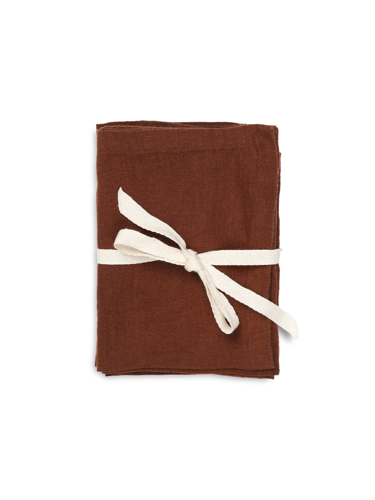 Linen Placemat - Set of 2 - Cinnamon