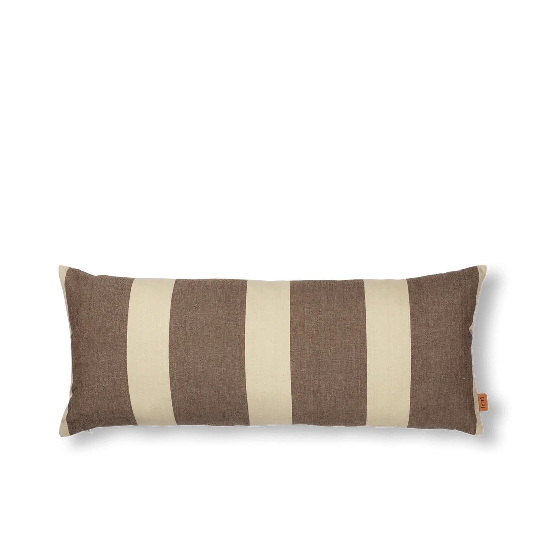 Strand Cushion - Carob Brown/Parchment