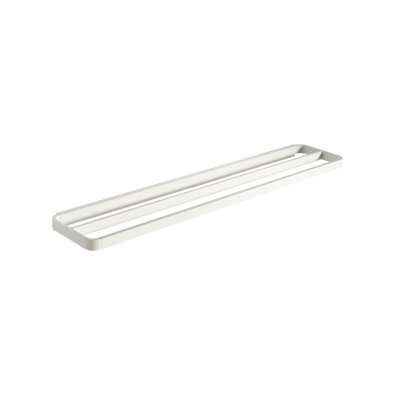 Rim Towel Rail Double - White