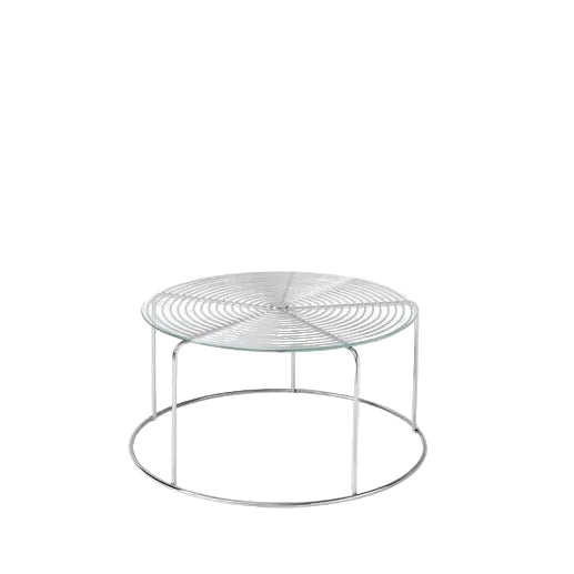 Masa de cafea Wire VP17 - Blat de sticla