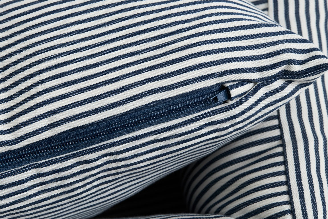 HAY Dogs Bed Zip - Blue and white stripe