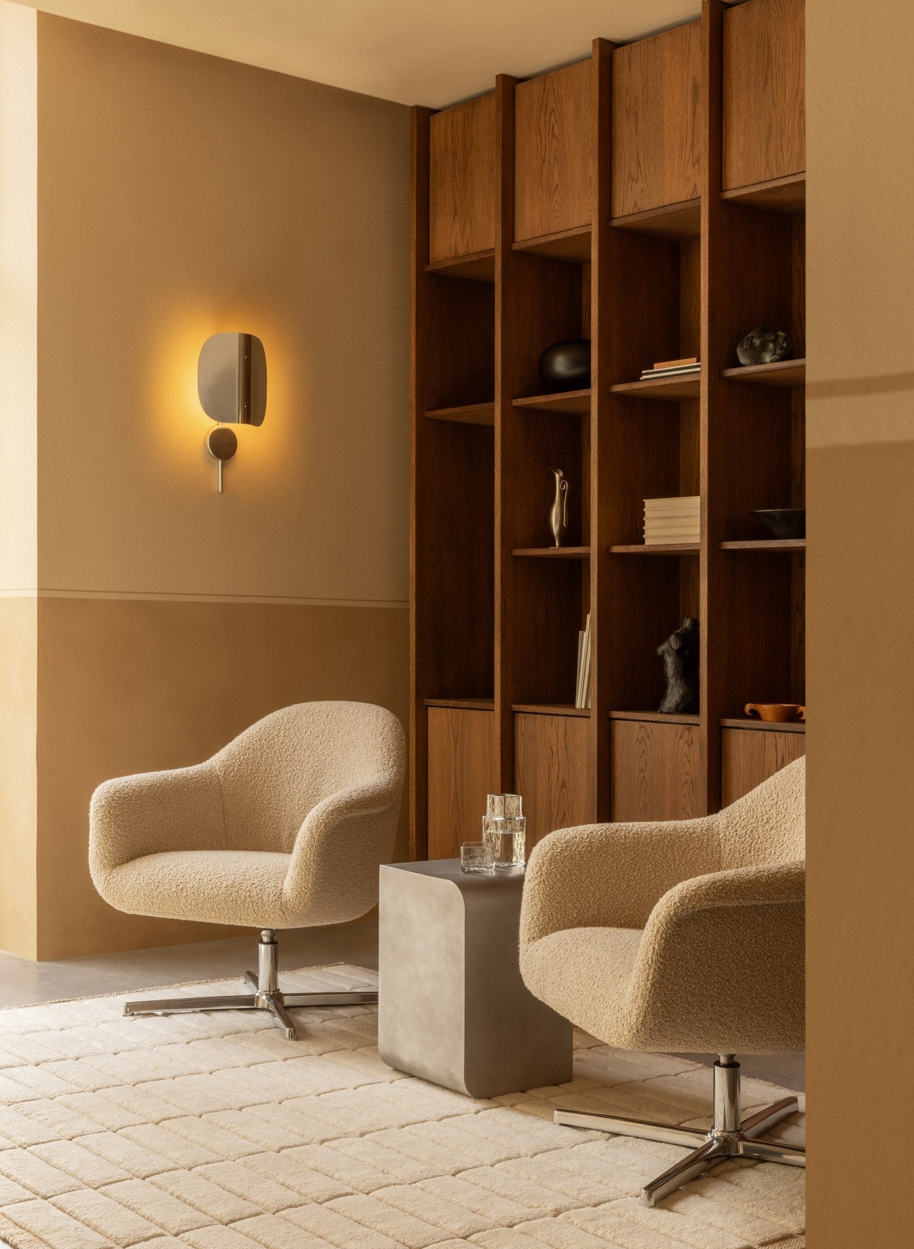 Wing Wall Lamp - Polished Aluminium