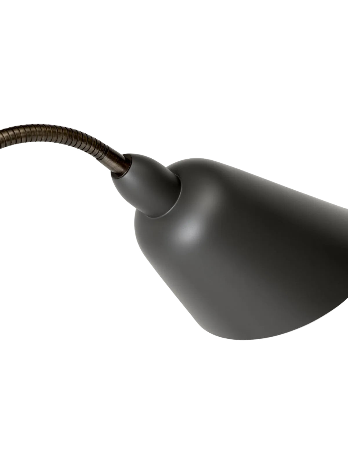 Bellevue AJ7 Floor Lamp - Stone Grey & Bronzed Brass