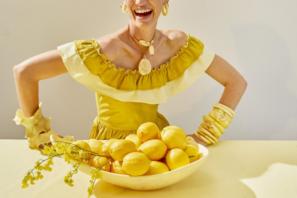 Orchid Bangle - Lemon
