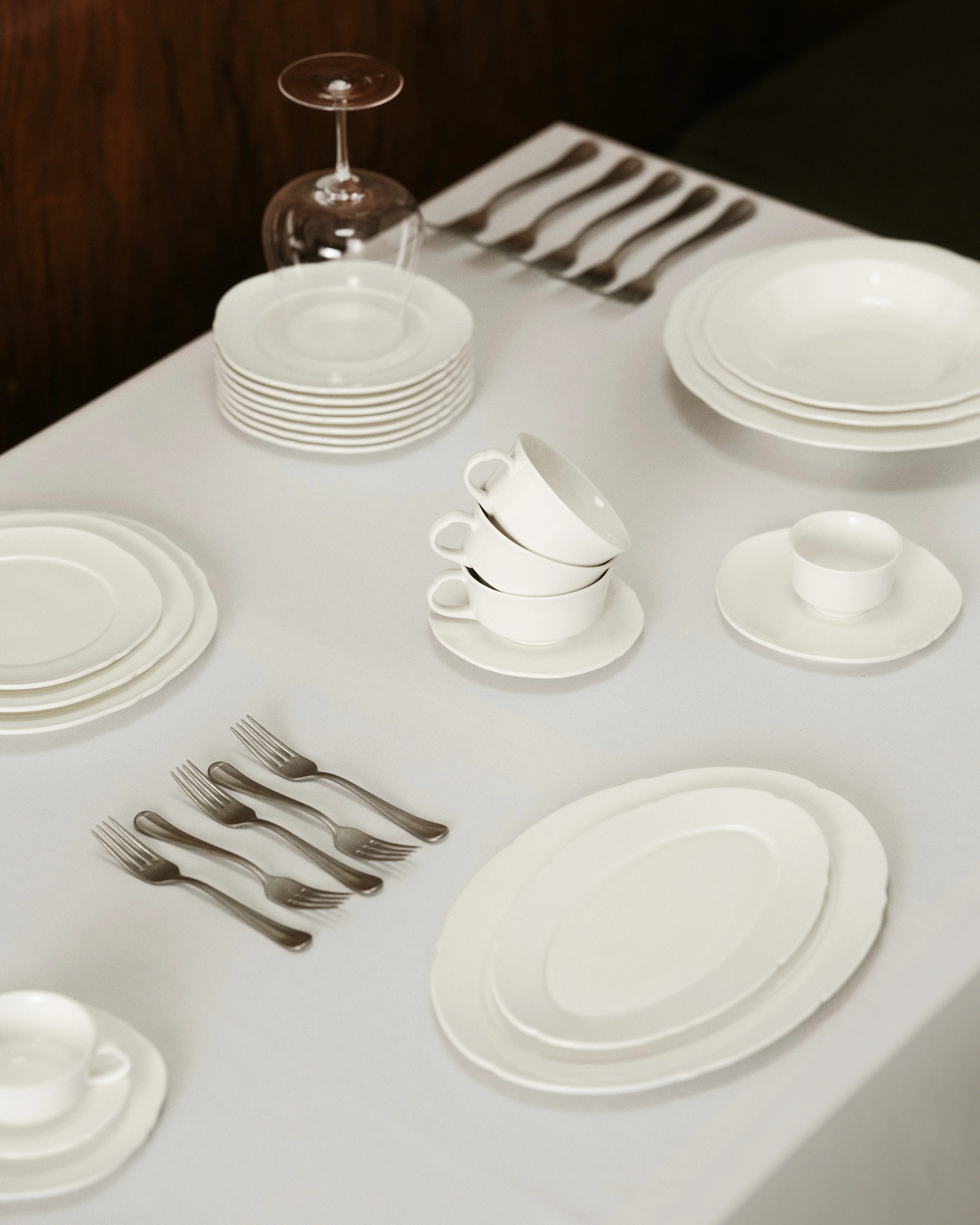 Silhouette Oval Plate L24.5 cm - Set of 4