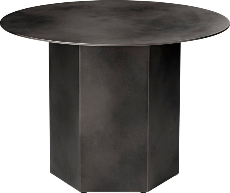 Epic Coffee Table Round - Misty Gray Steel