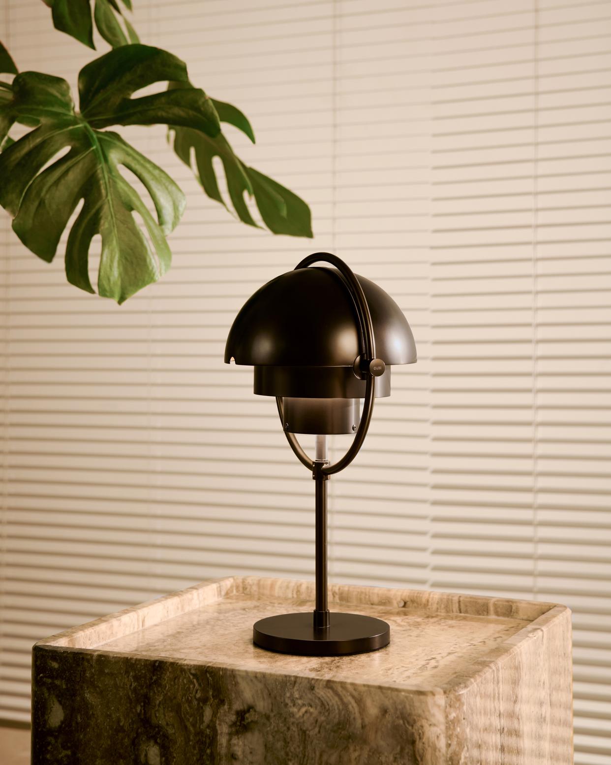 Multi-Lite Portable Lamp - Black Brass