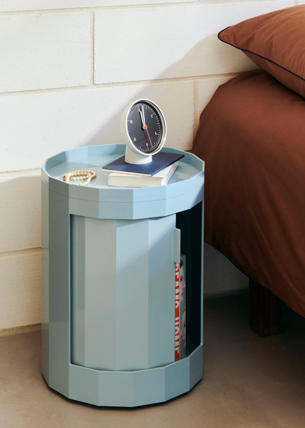 Facet Cabinet 100 incl. feet and castors - Misty Blue
