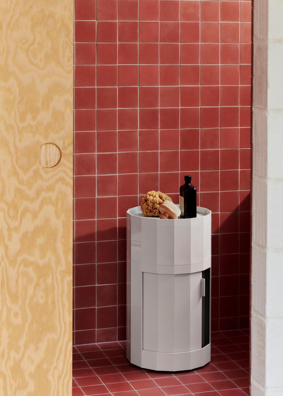 Facet Cabinet 101 incl. feet and castors - Misty Grey