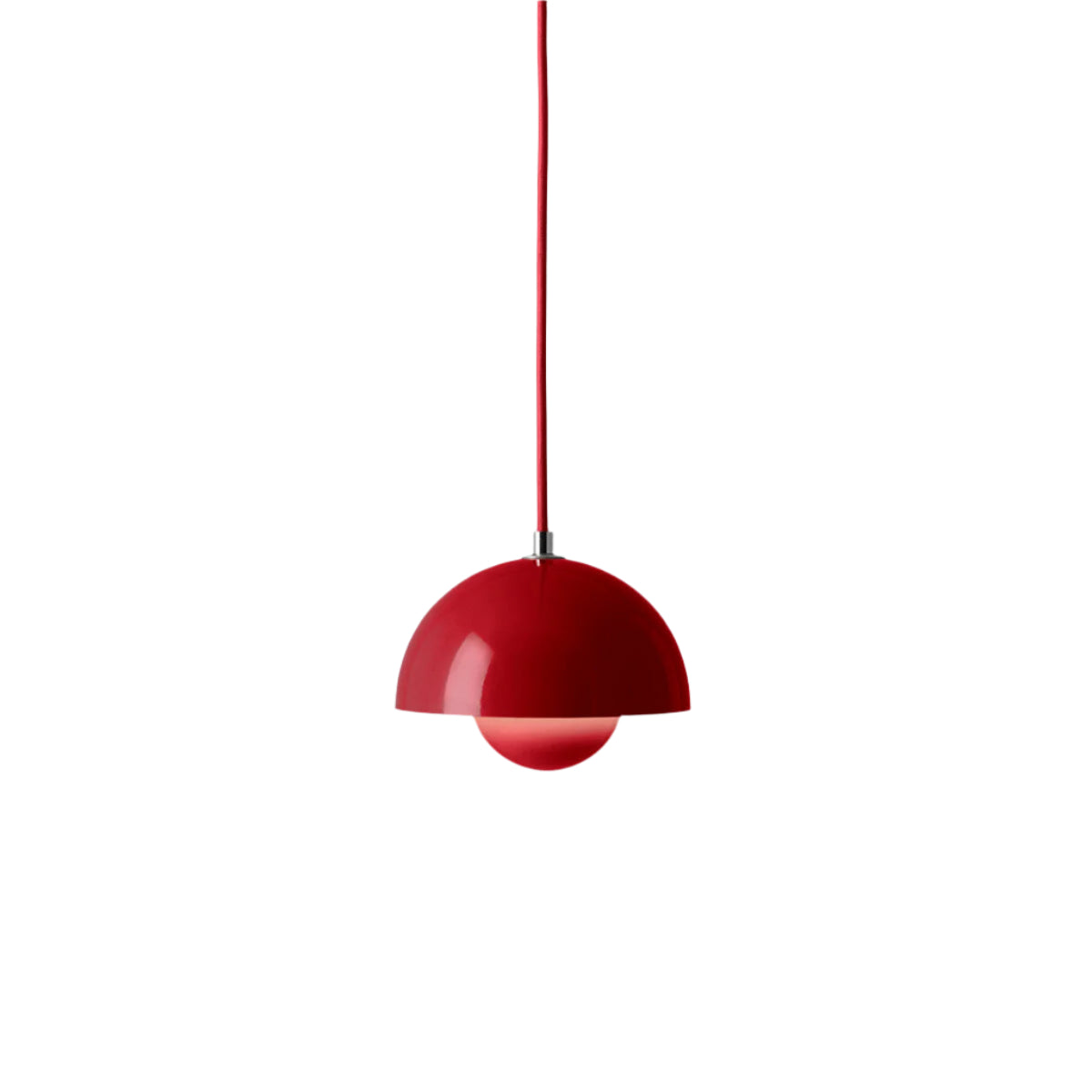 Flowerpot Pendant Extra Small VP10 - Vermillon Red