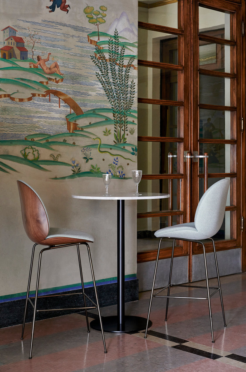 Scaun De Bar Beetle - 3D Veneer - Șezut si Spătar Tapițat