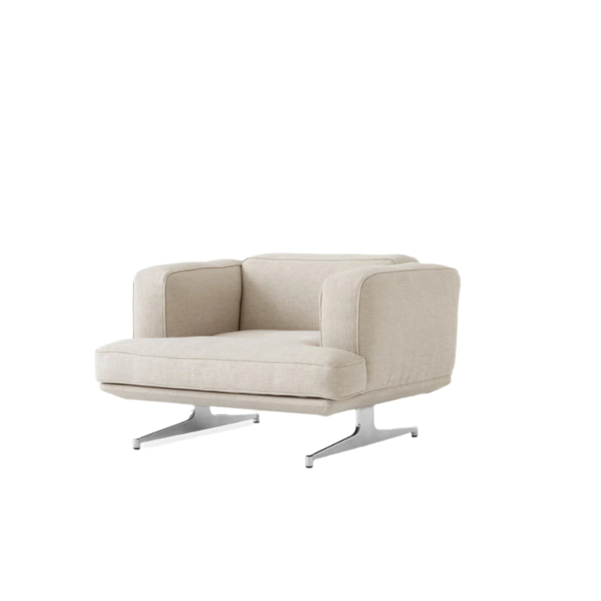 Inland AV21 Lounge Chair - Chrome legs