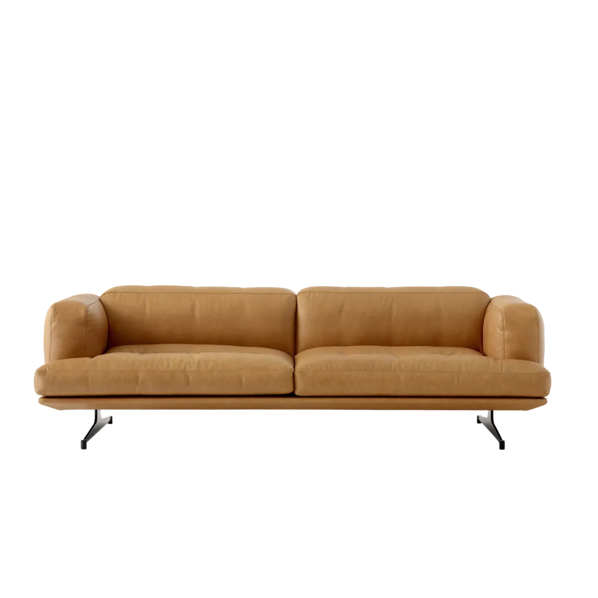 Inland AV23 Sofa - 3 seater - Chrome legs