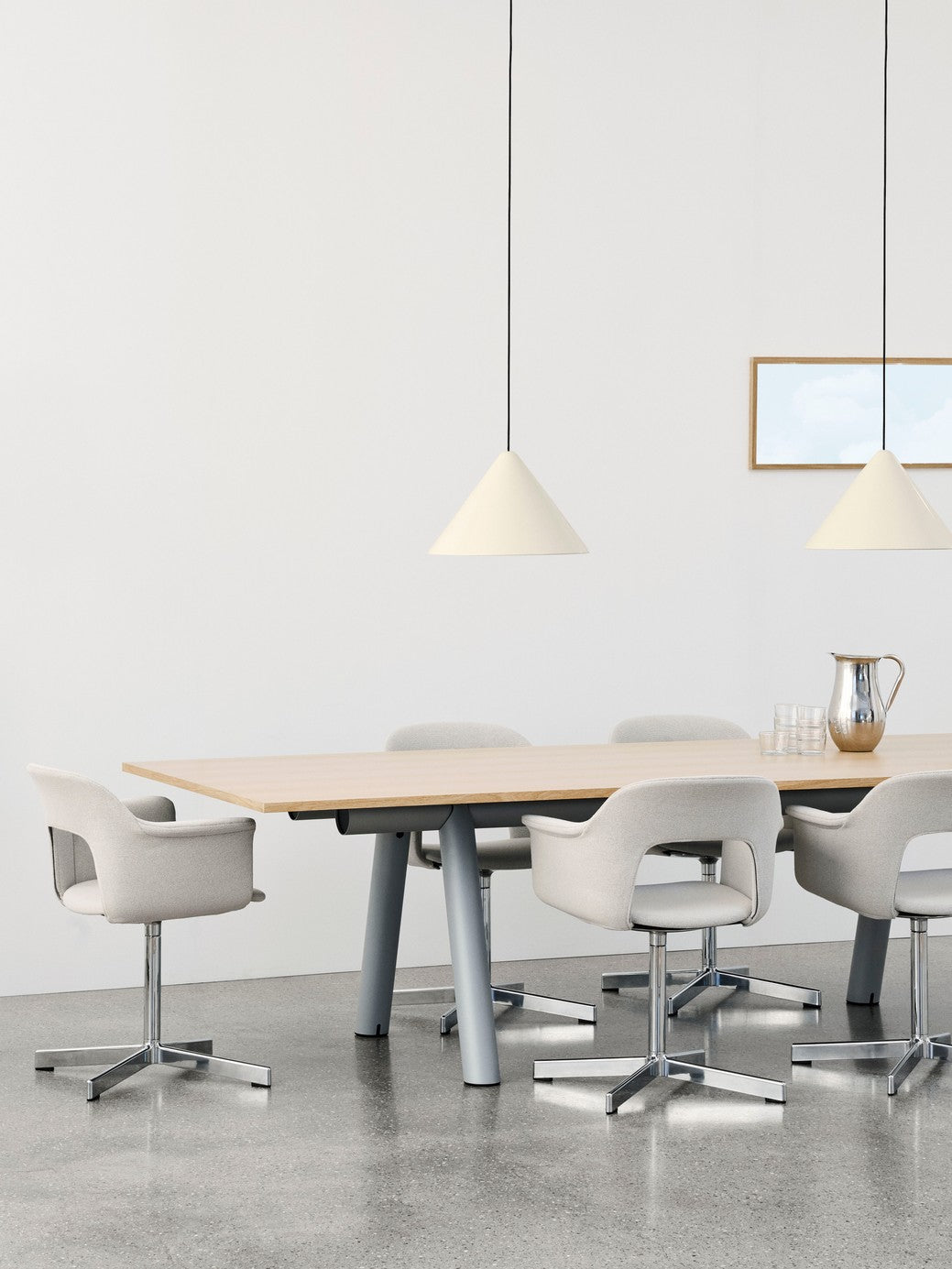 Compass Pendant - Oyster White