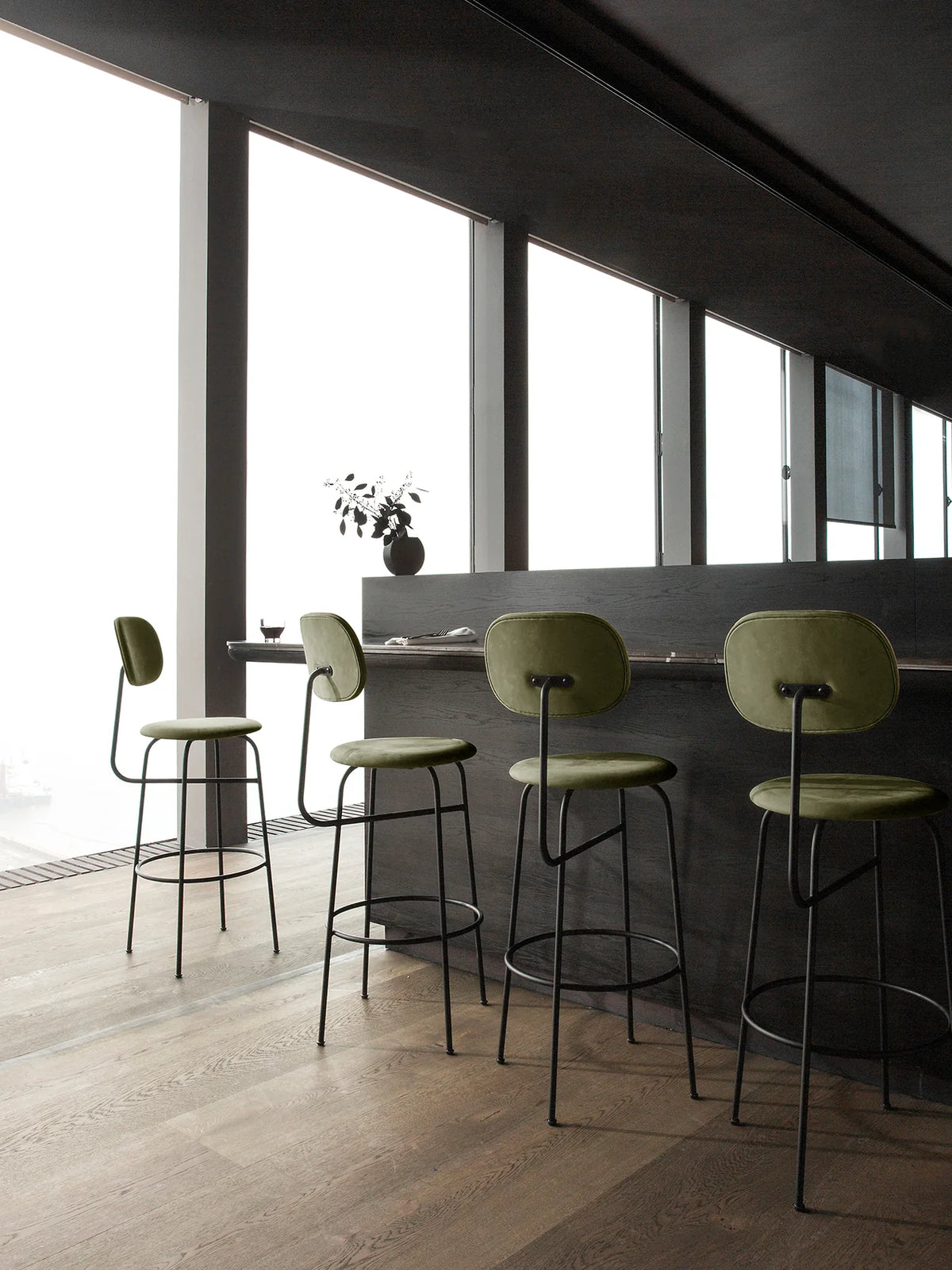 Afteroom Bar / Counter Chair Plus - Fully Upholstered