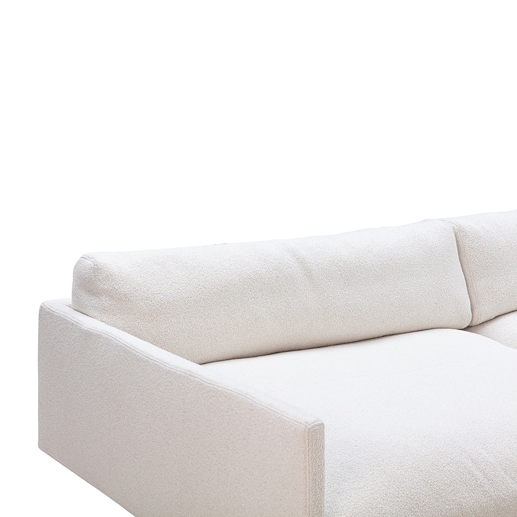 Canapea Maho cu Chaiselongue Stanga, Tapițerie Boucle Cuddle 02