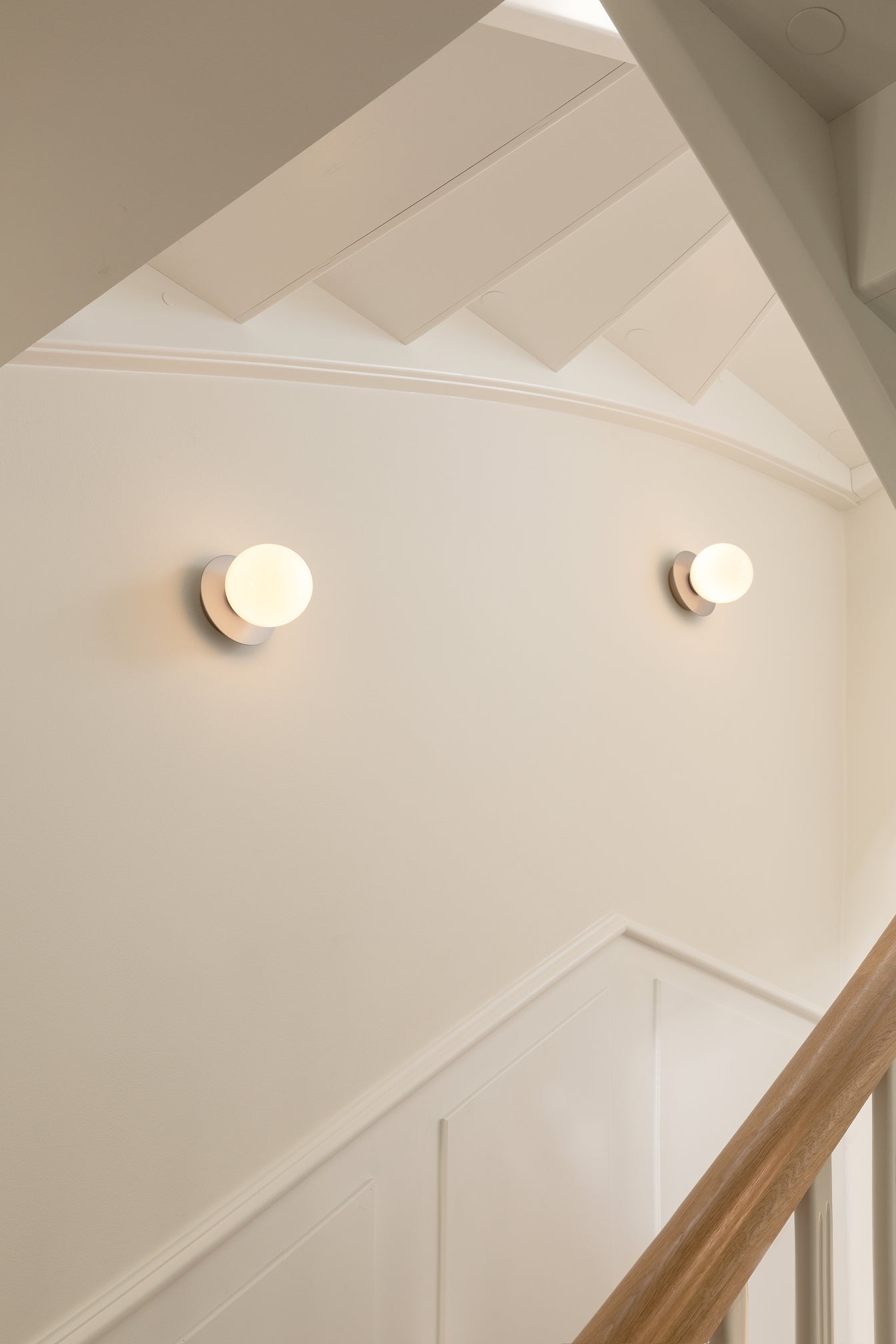Aplica / Plafoniera Liila 1 - Light Silver - Opal White