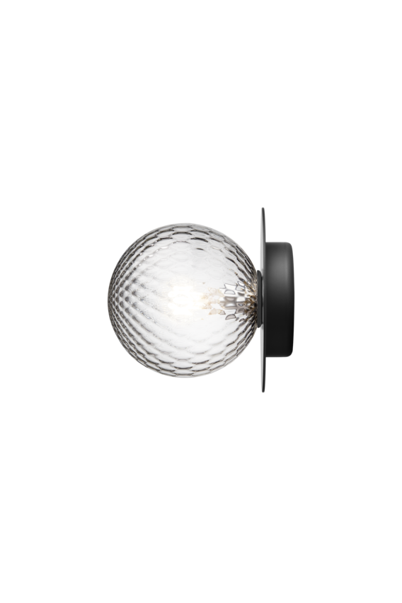 Aplica / Plafoniera Liila 1 - Black - Optic Clear
