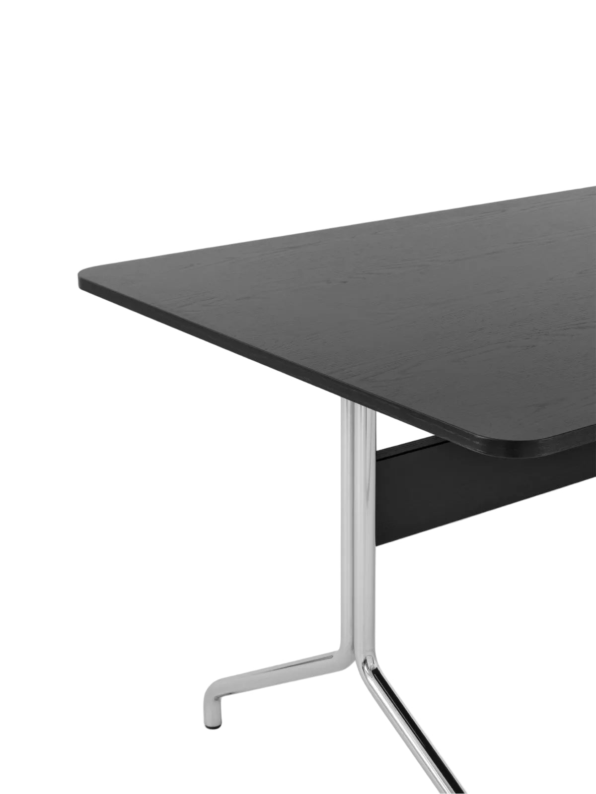 Pavilion Dining Table AV24 - Black Lacquered Oak