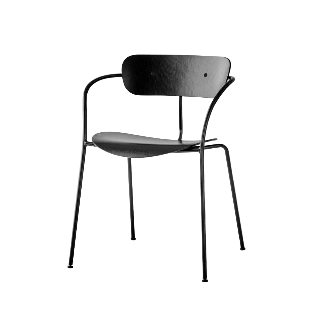 Pavilion AV2 Chair - Black Lacquered Oak