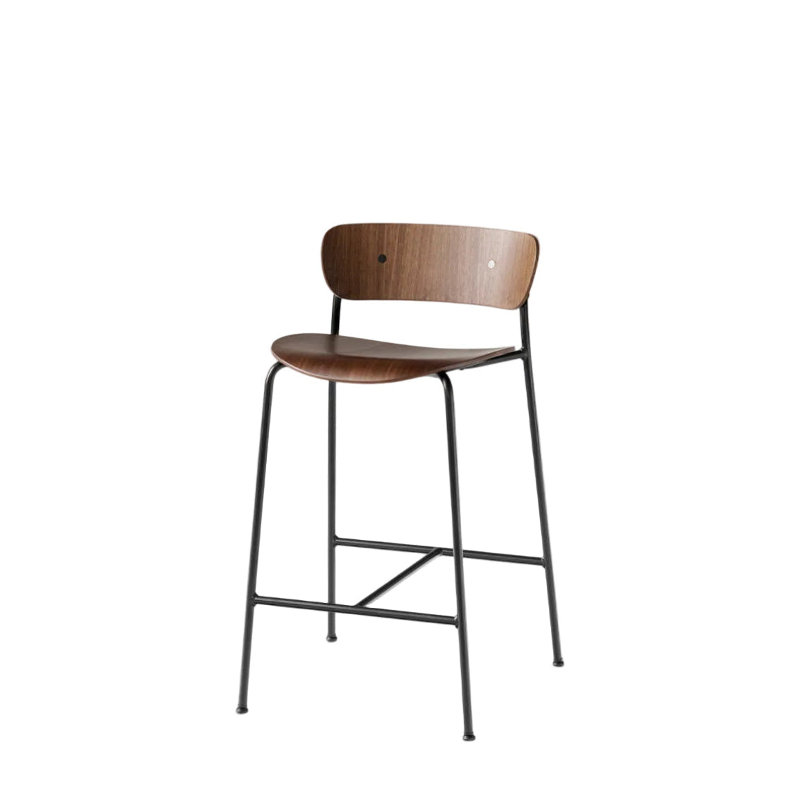 Pavilion AV7 Counter chair - Lacquered Walnut