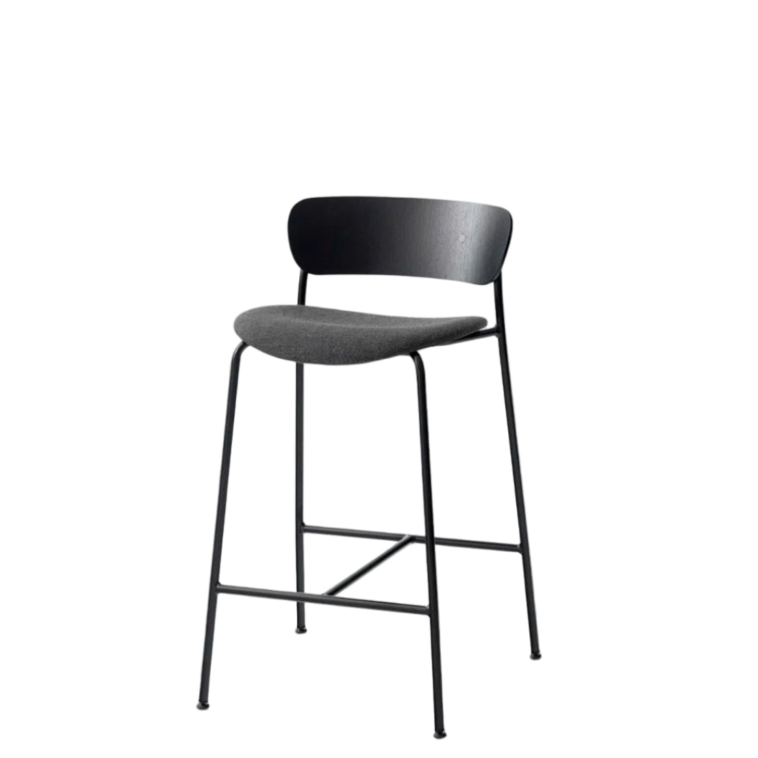 Pavilion AV8 Counter chair - Black Lacquered Oak