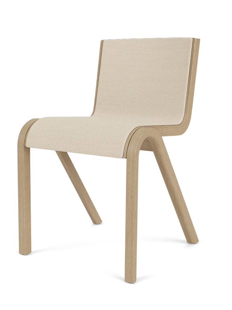 Ready Dining Chair - Natural Oak - Front Upholstered