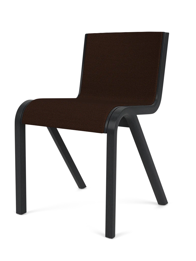 Ready Dining Chair - Black Oak - Front Upholstered
