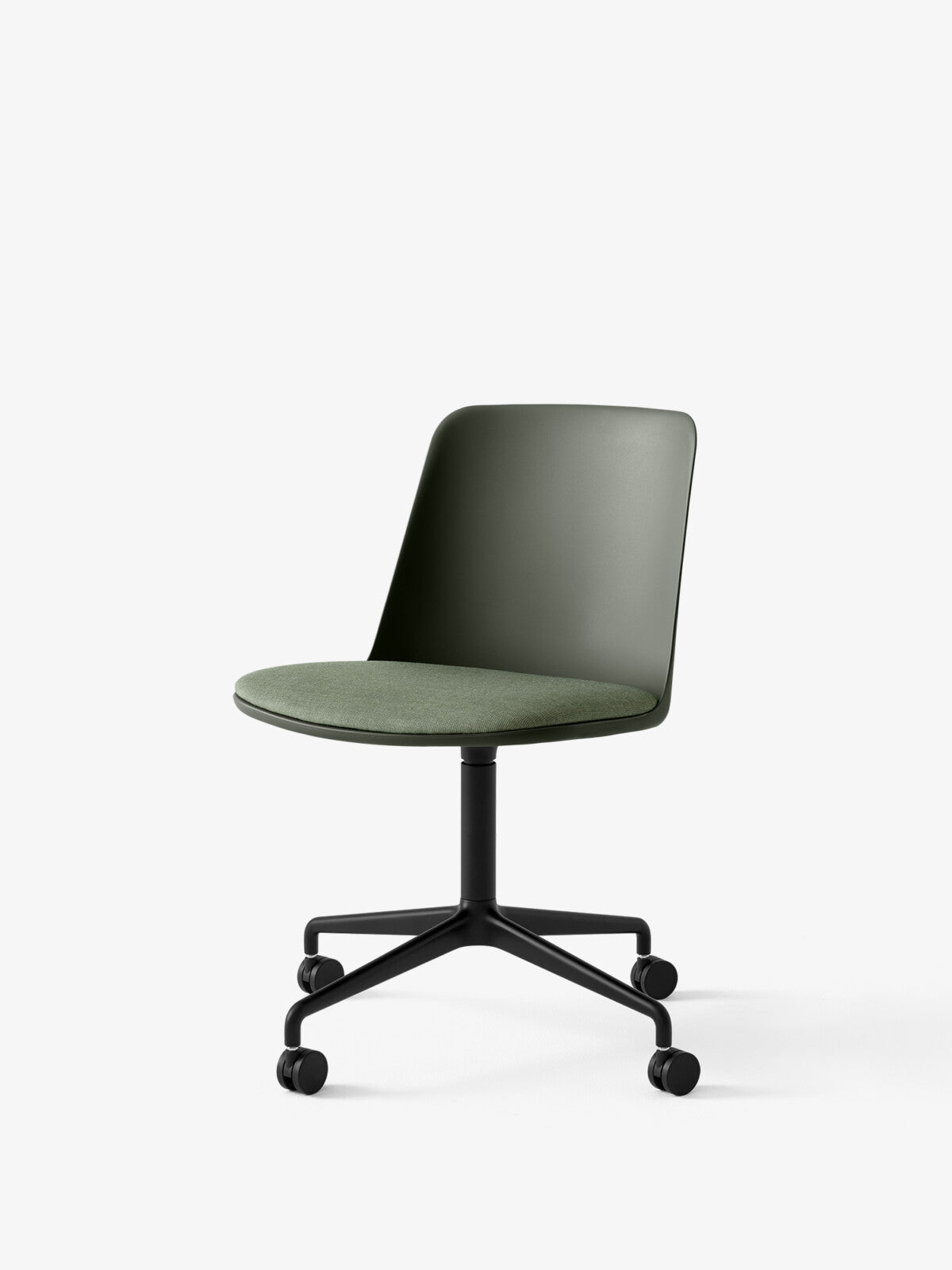 Scaun De Birou Rely HW22 - Baza 4 Star Cu Roti, Rotativ - Sezut Tapitat