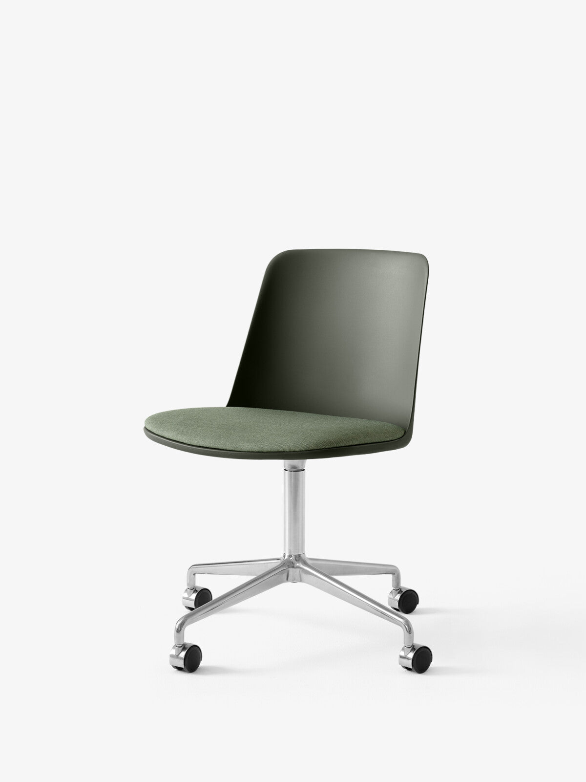 Scaun De Birou Rely HW22 - Baza 4 Star Cu Roti, Rotativ - Sezut Tapitat