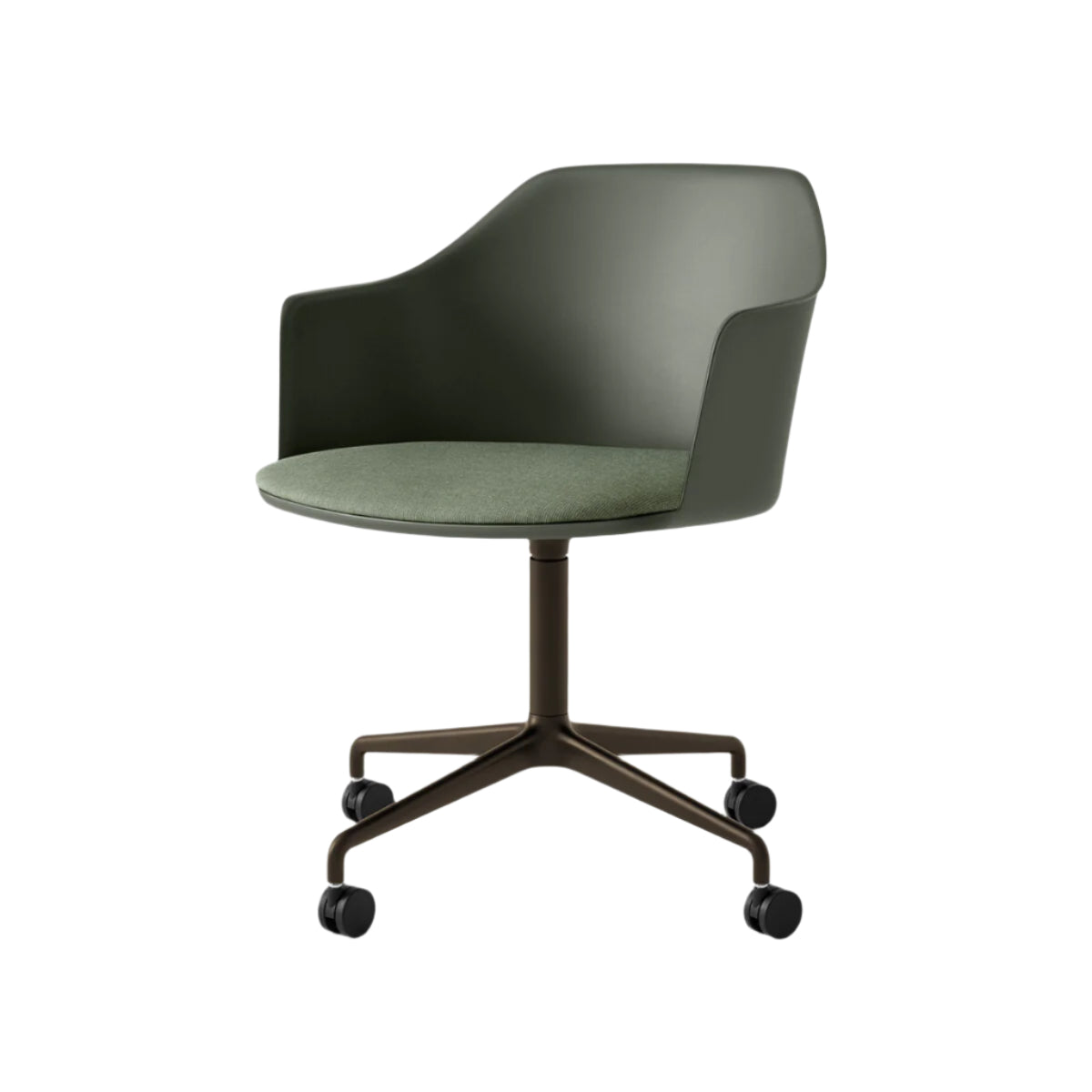 Scaun De Birou Rely HW49 - Rotativ 4 Star, Cu Roti - Sezut Tapitat
