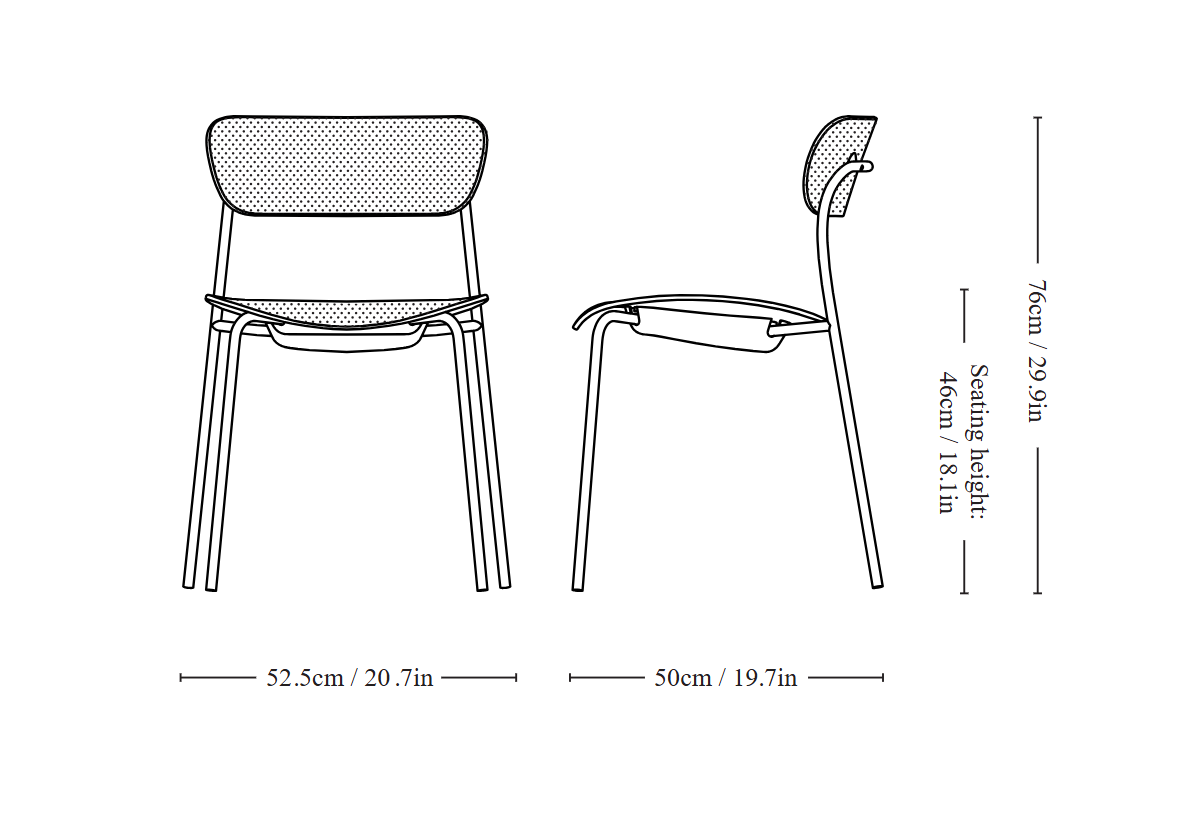 Pavilion AV12 Chair - Black finish