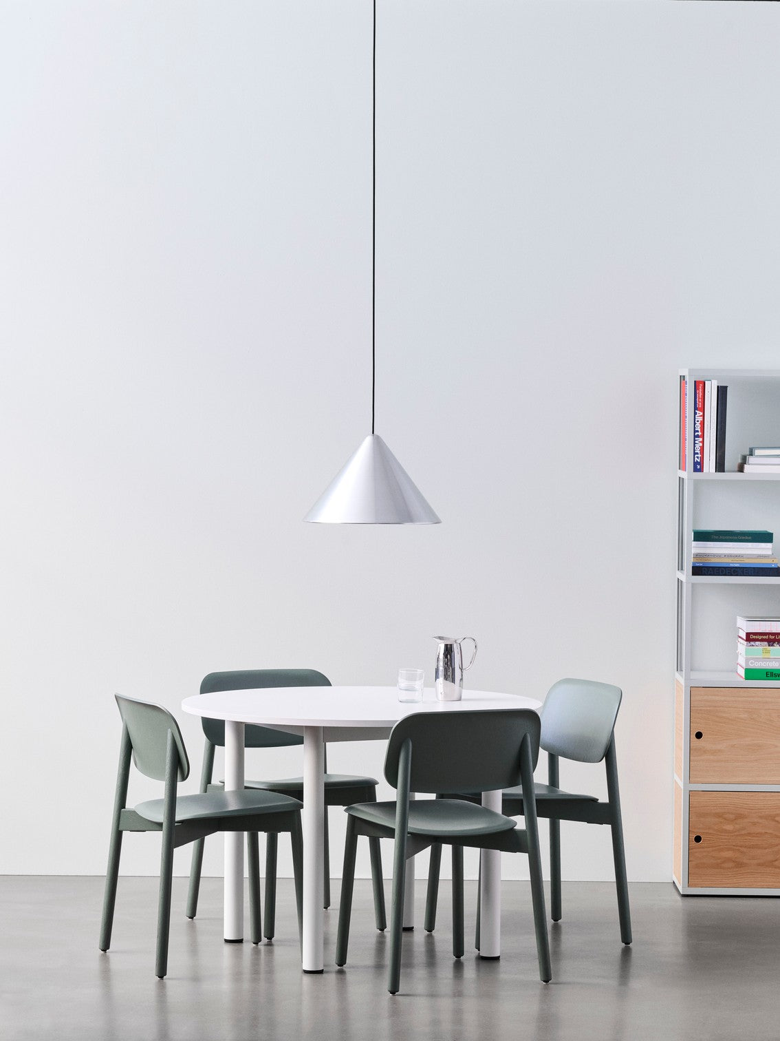 Compass Pendant - Brushed Alu