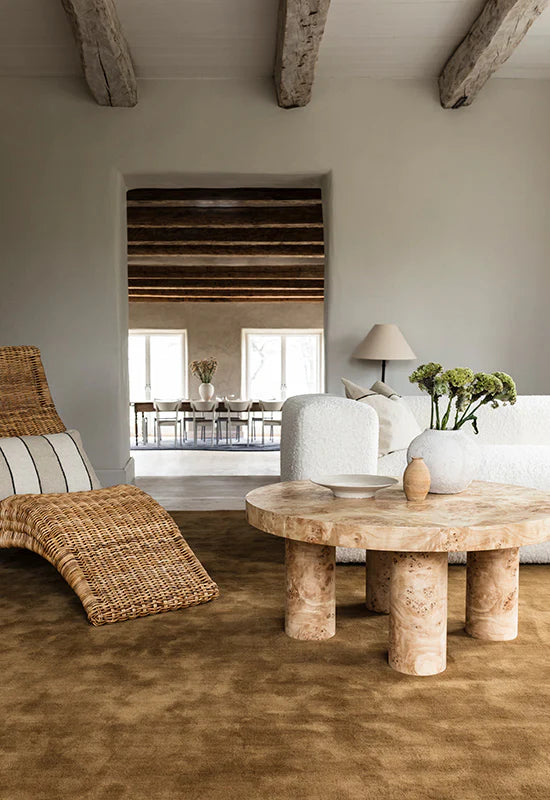 Solid Wool Rug - Ochre