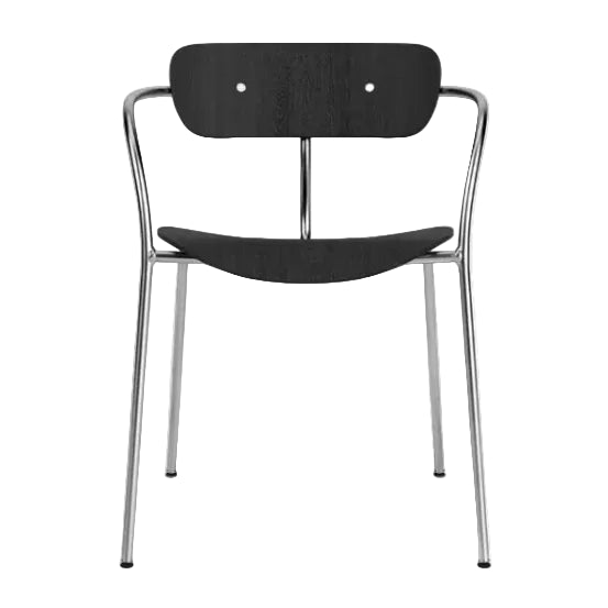 Pavilion AV2 Chair - Black Lacquered Oak