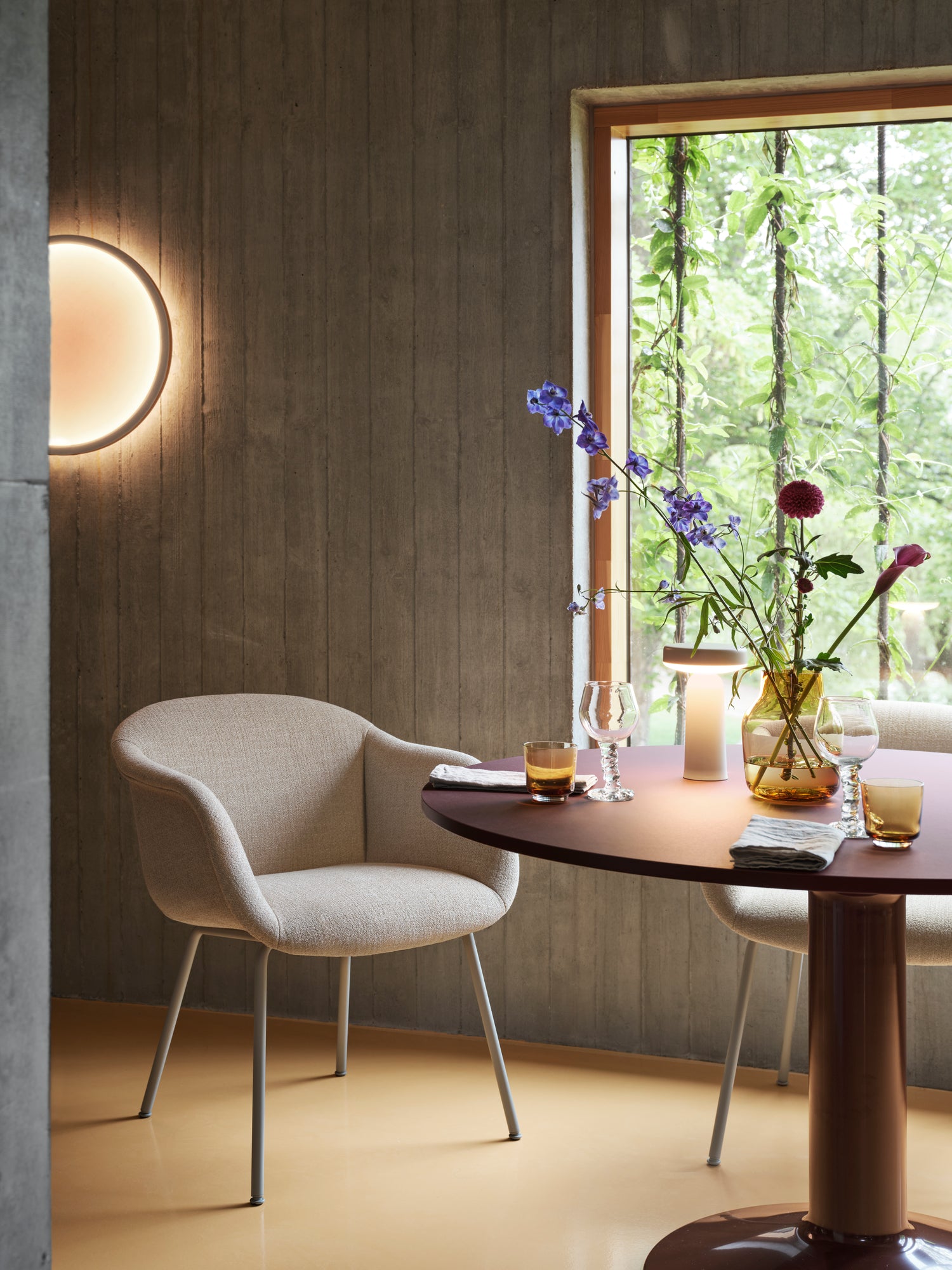 Calm Wall Lamp Ø50 - White / Black