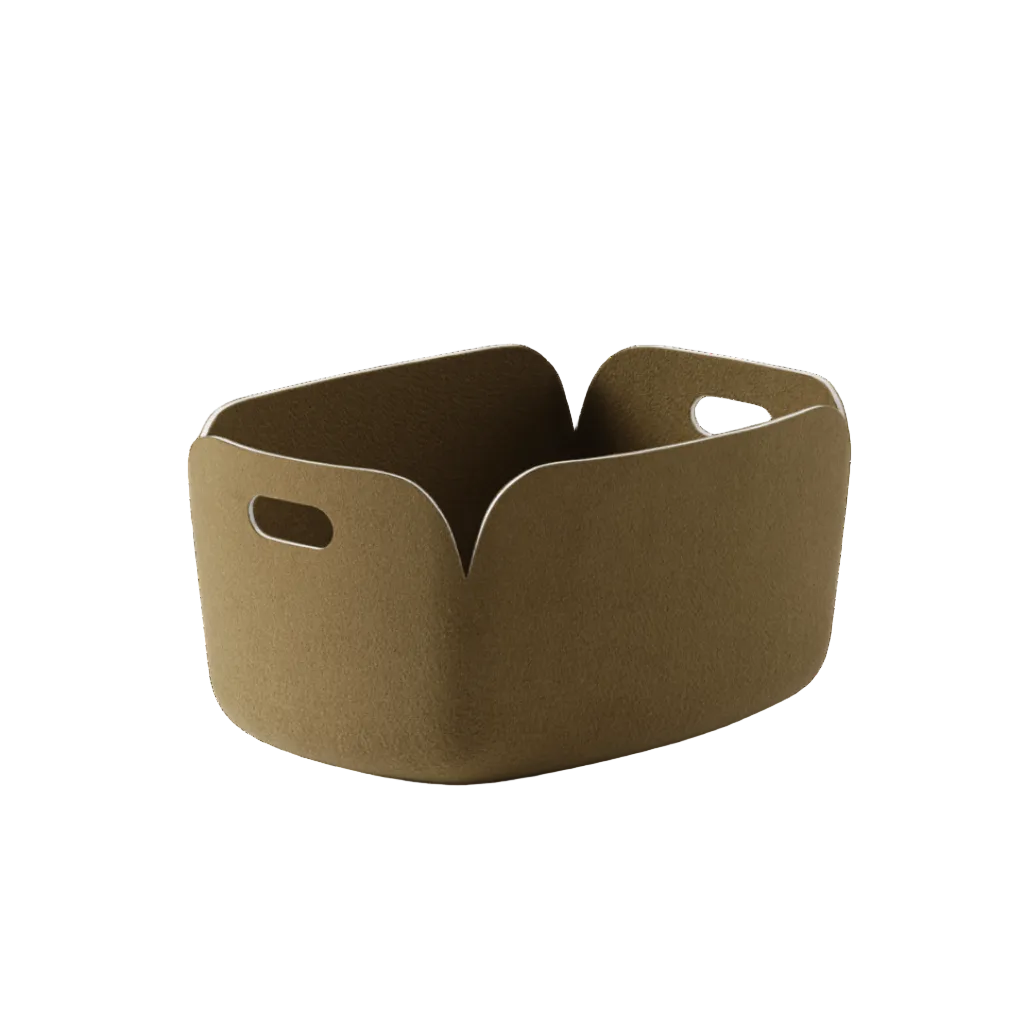 Restore Basket - Brown Green