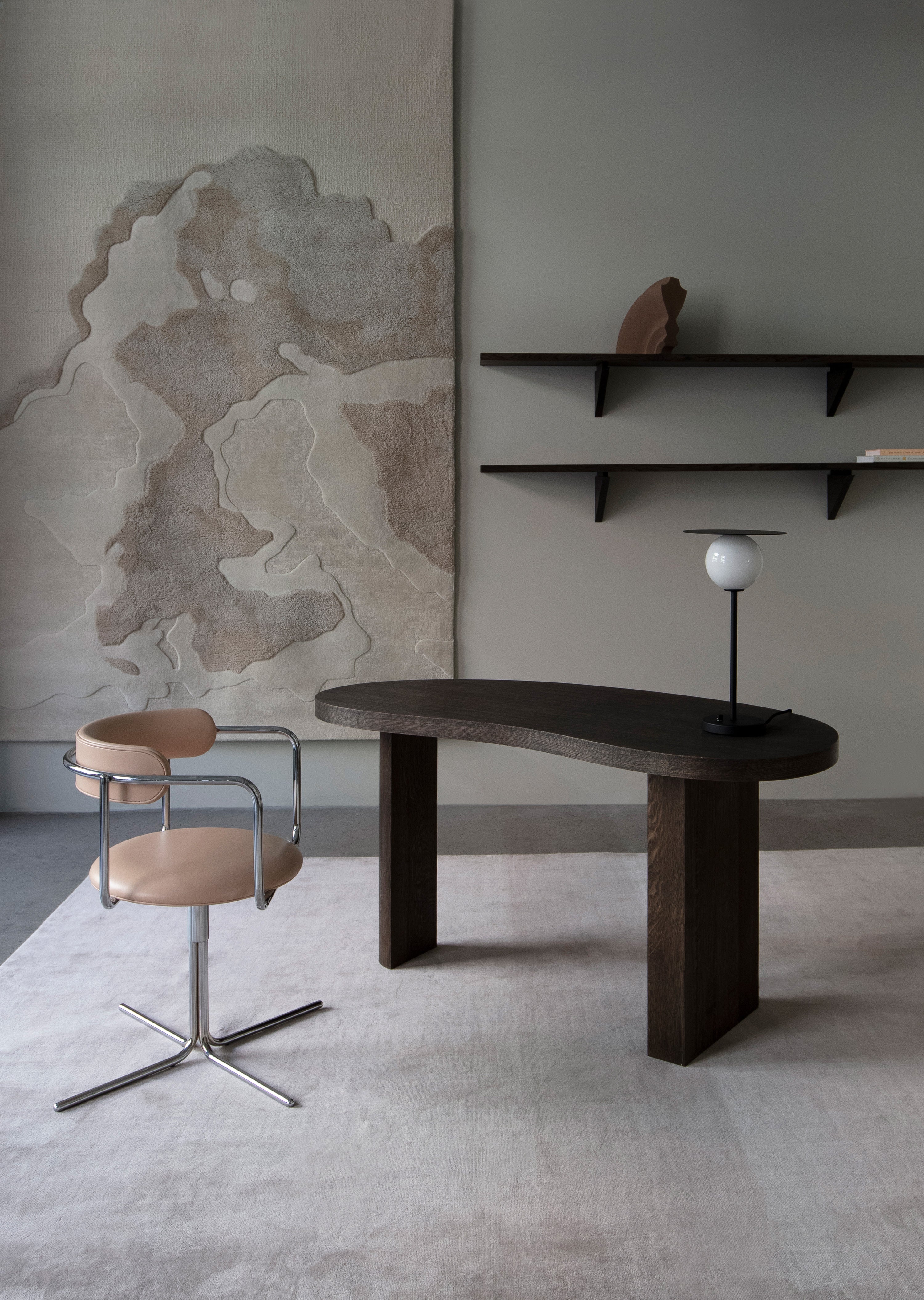FF Chair Swivel - Leather Nevotex Dakar 0197 Tan