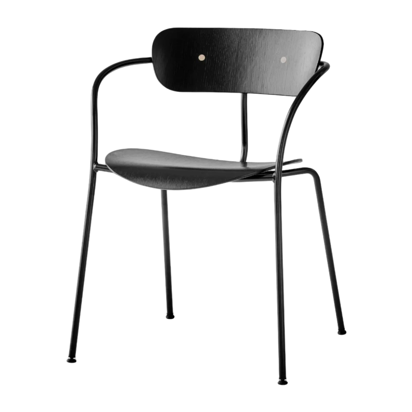 Pavilion AV2 Chair - Black Lacquered Oak