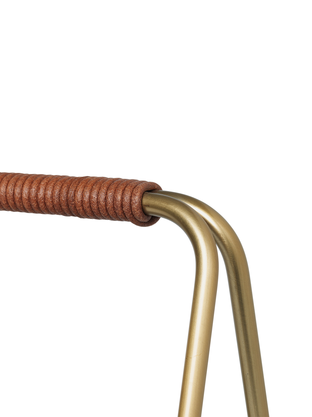 Port Wood Basket - Brass