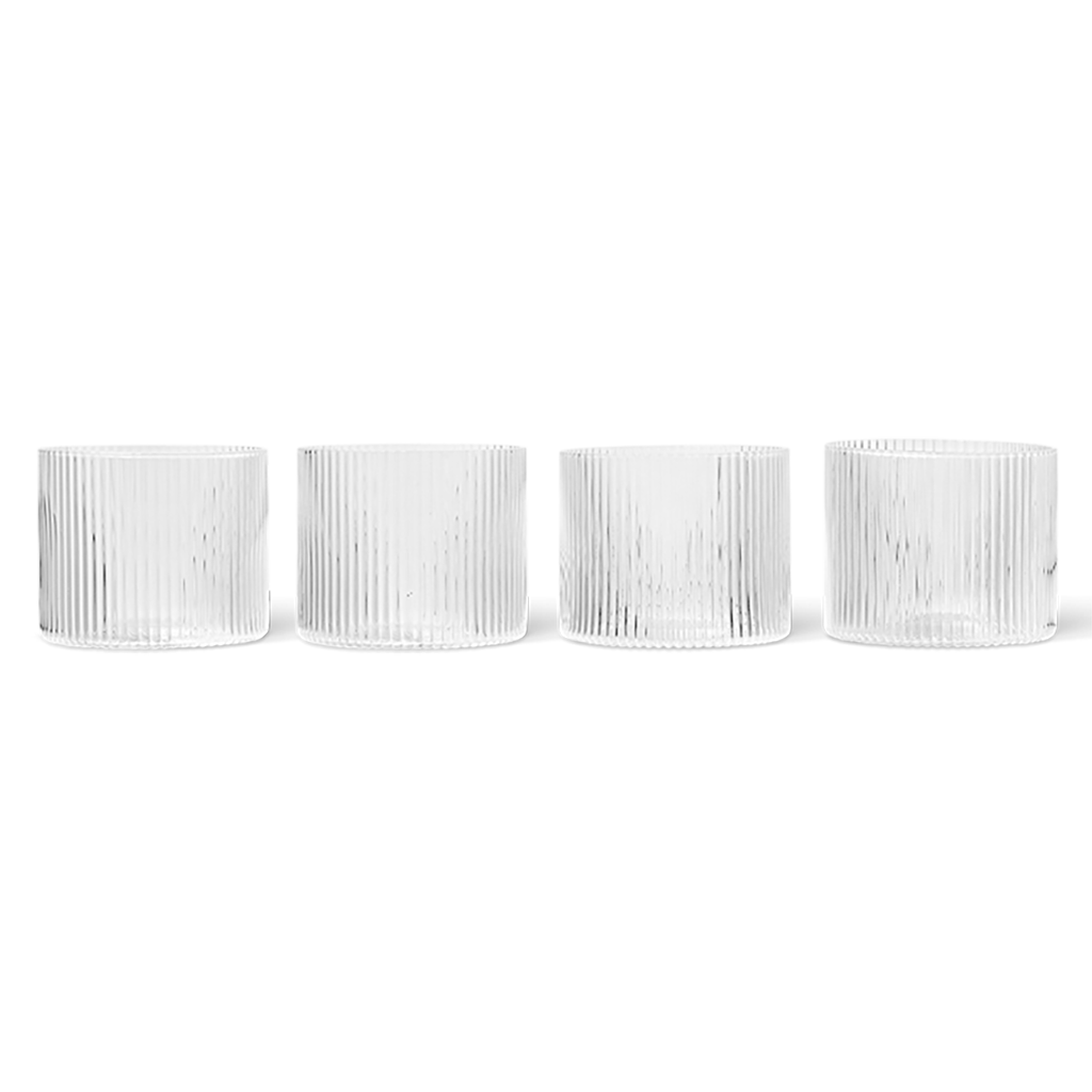 Ripple Low Glasses - Set of 4