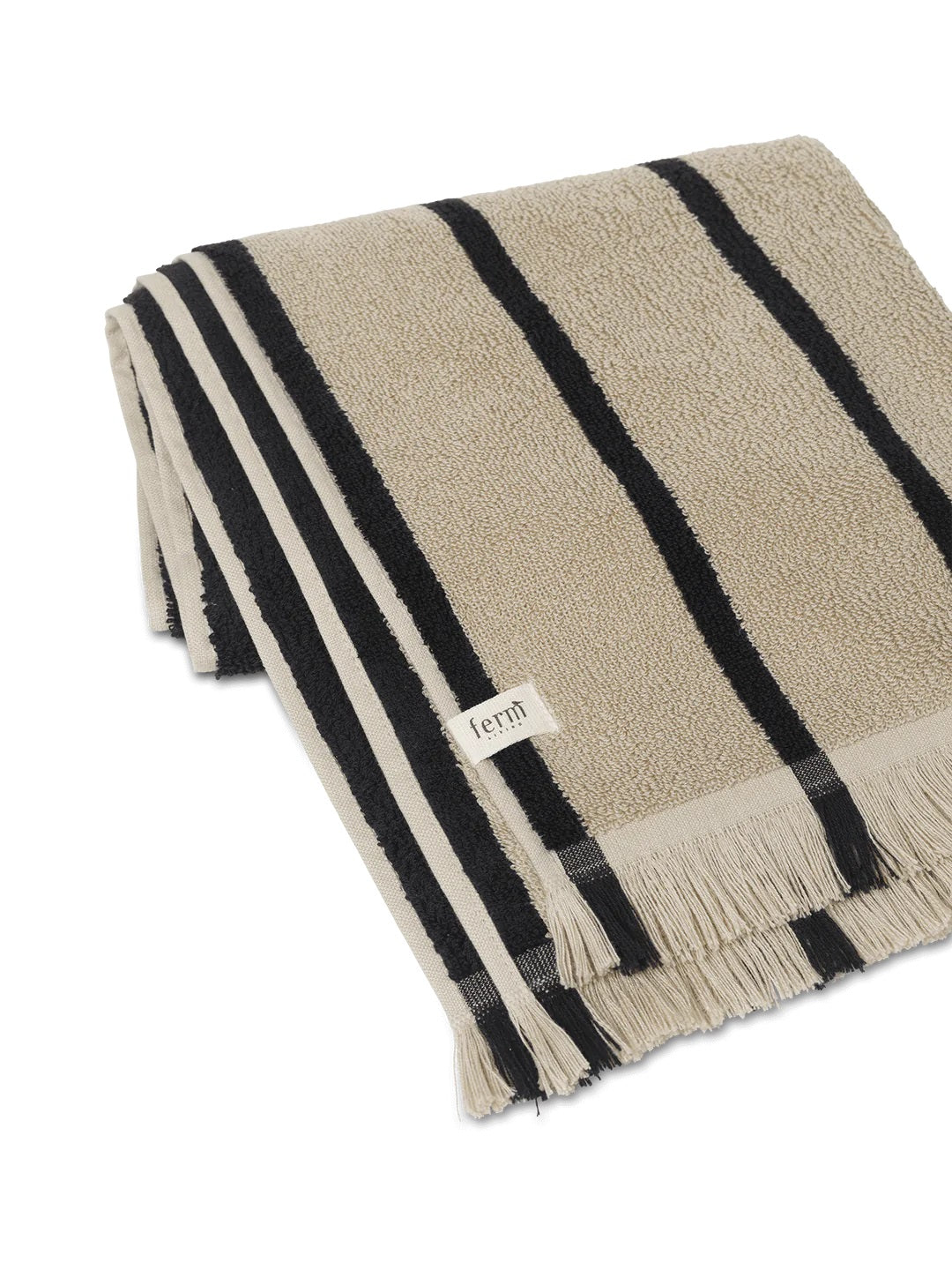 Alee Hand Towel - Sand/Black