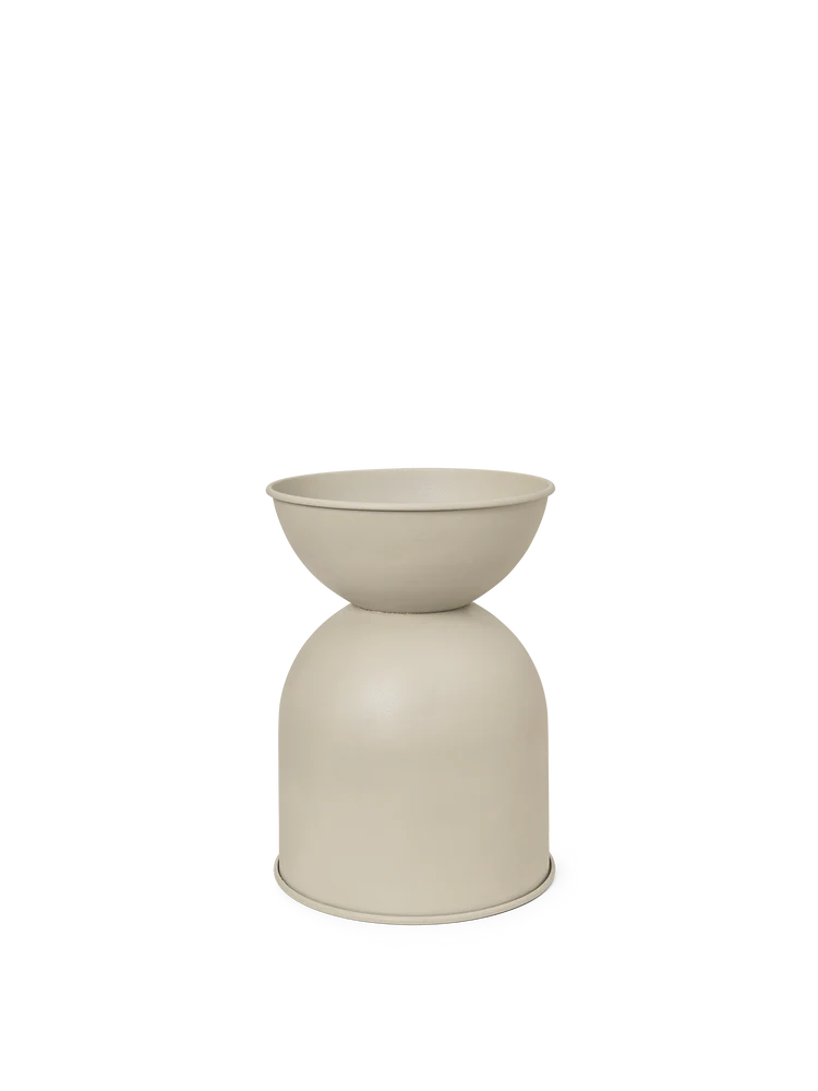 Hourglass Pot Small - Cashmere