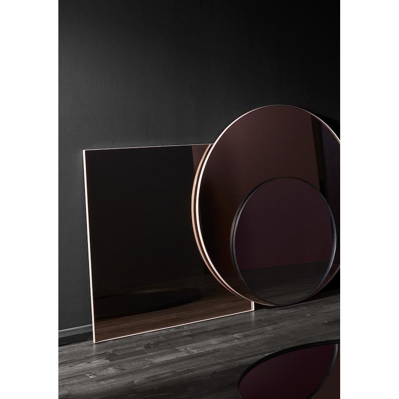 Circum Mirror Clear Taupe