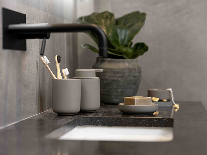 Zone Ume Soap Dish - Taupe
