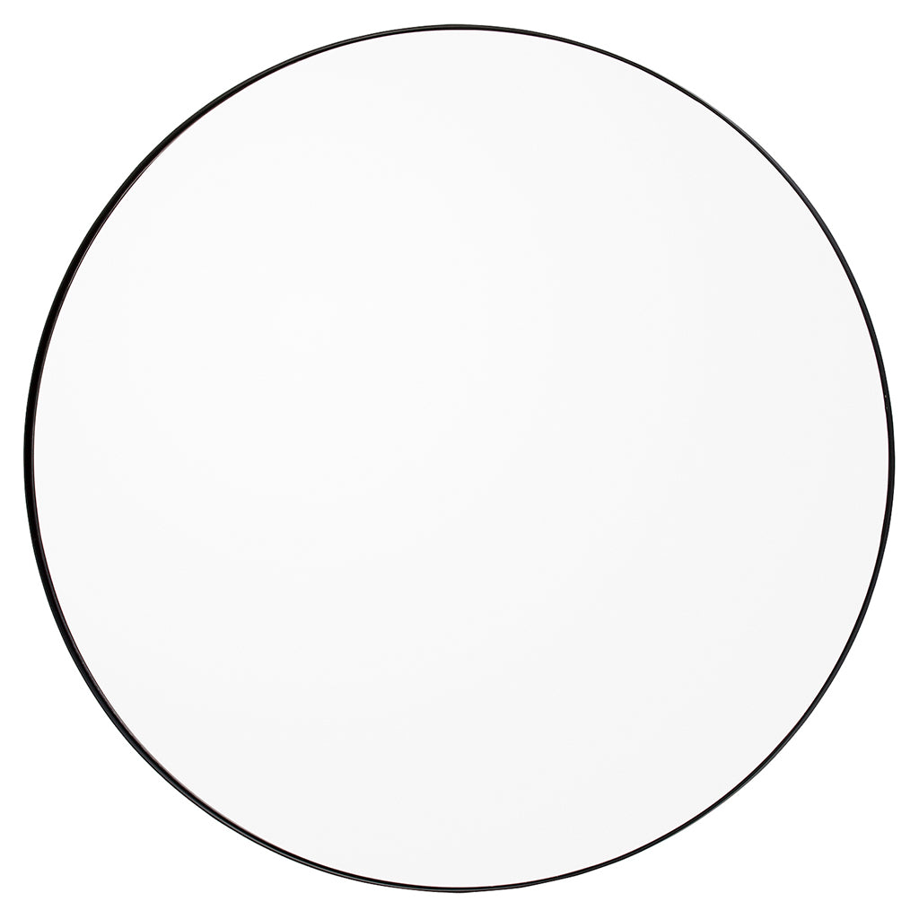 Circum Mirror Clear Black