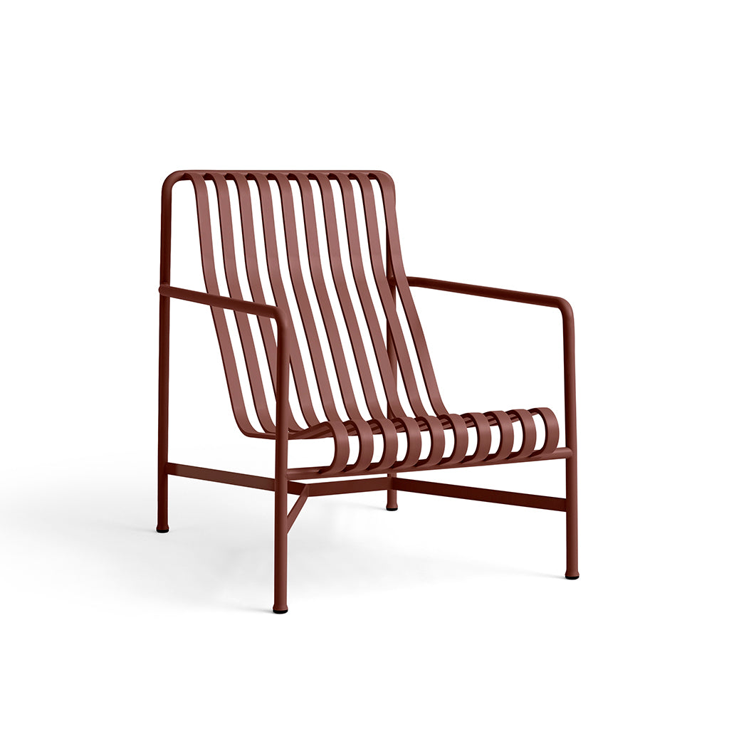 Palissade Lounge Chair High - Iron Red