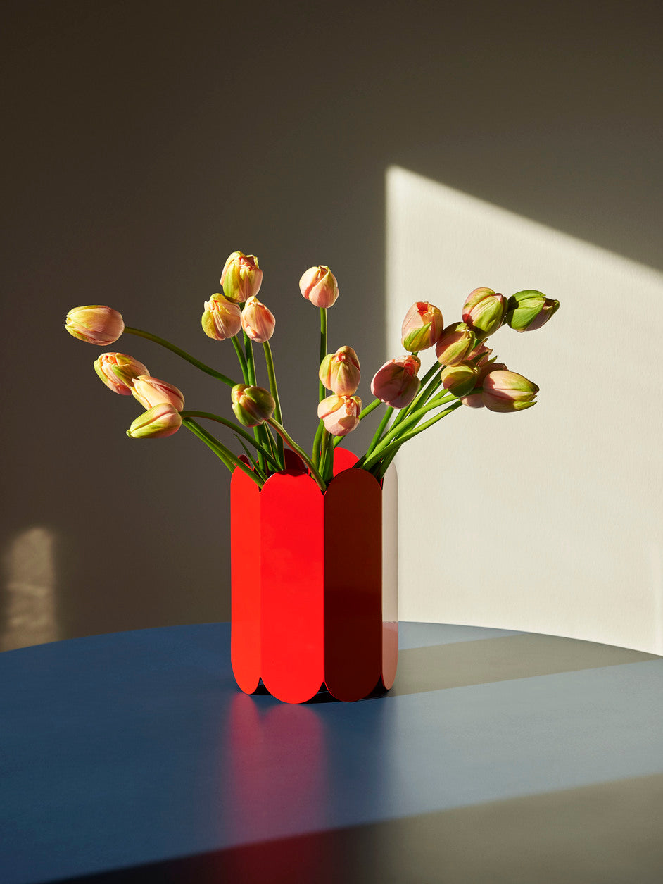 Arcs Vase - Red
