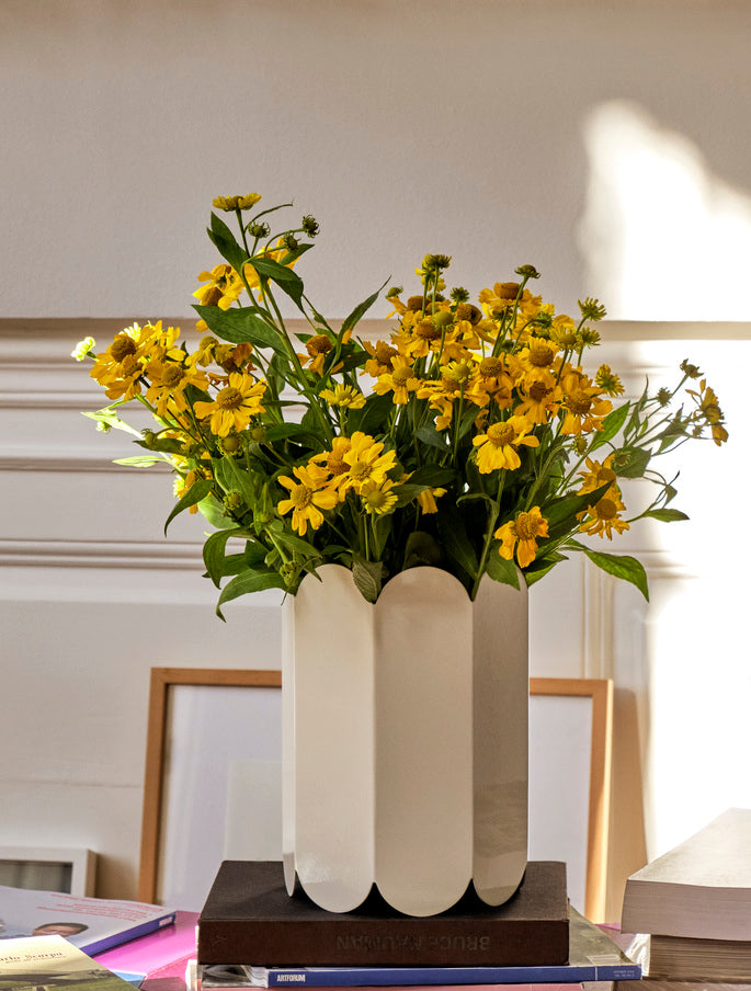 Arcs Vase - White