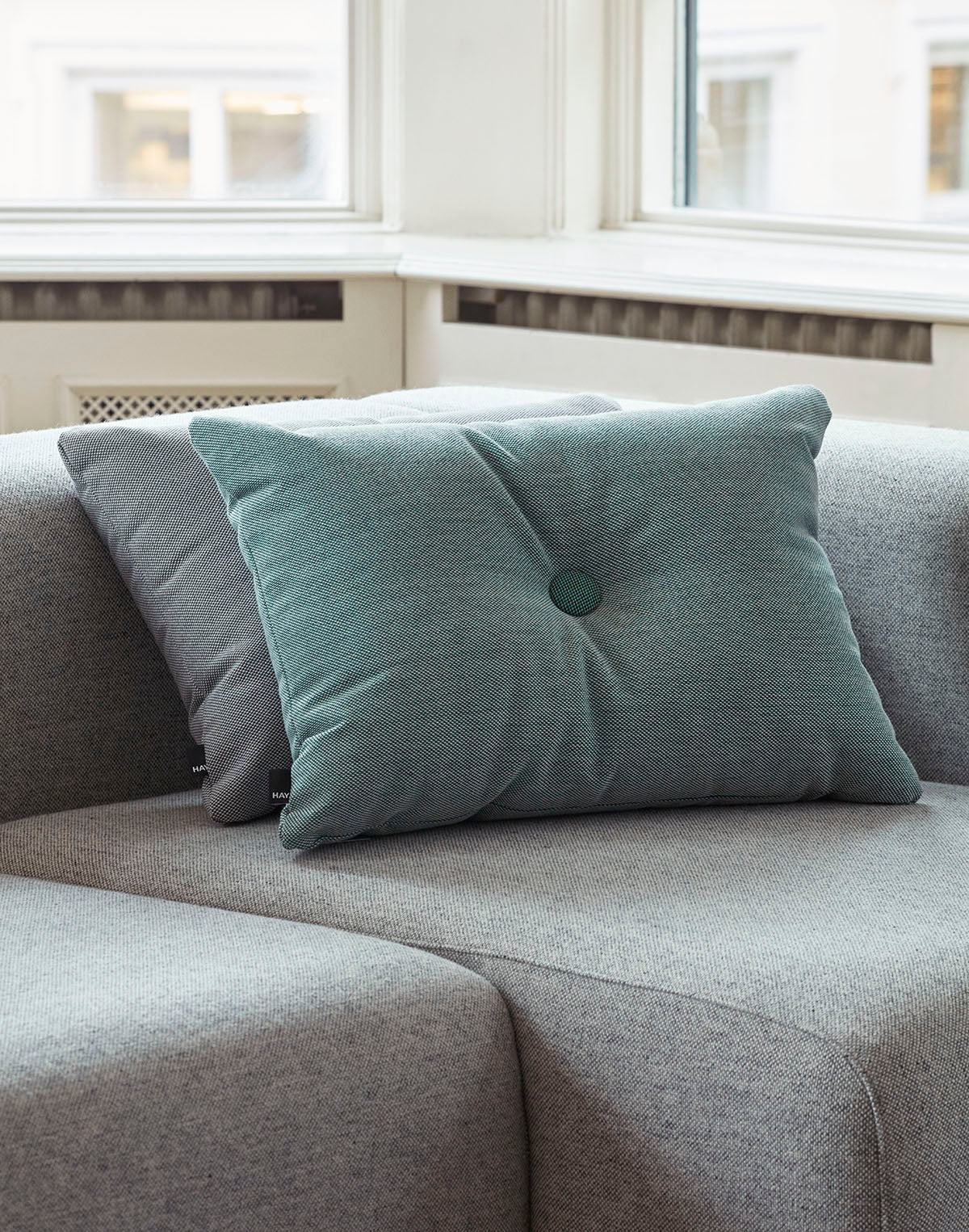 Dot Cushion - Green